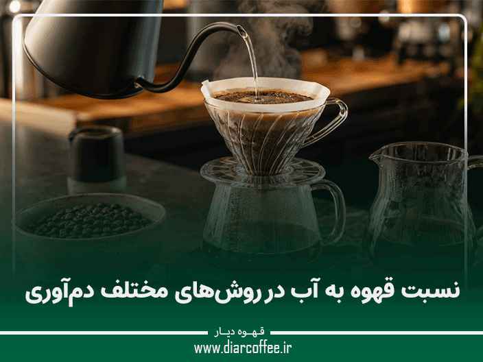 نسبت قهوه به آب